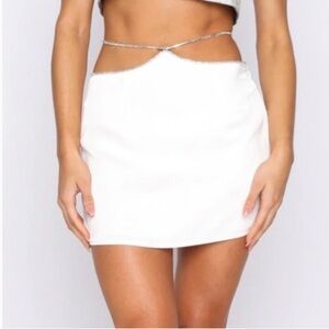 White Fox Mini Skirt